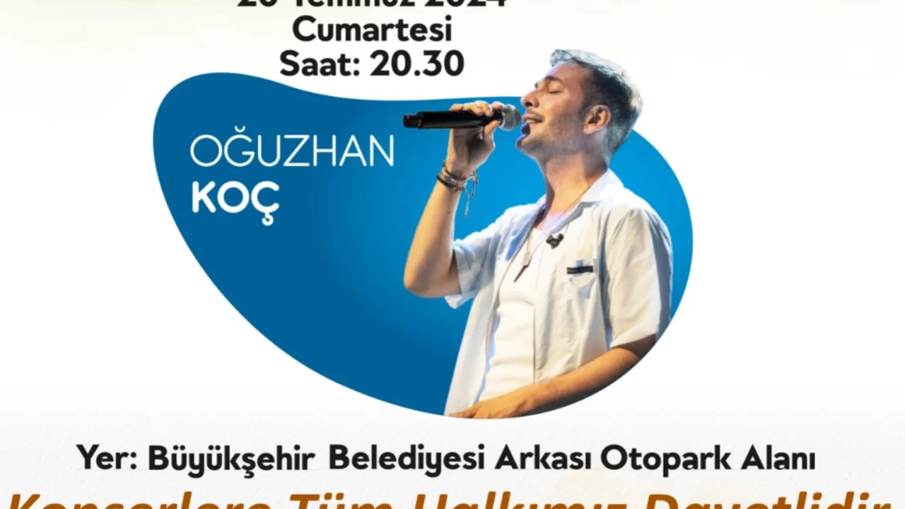 26. Kayısı Festivali'nde Oğuzhan Koç sahne alacak -