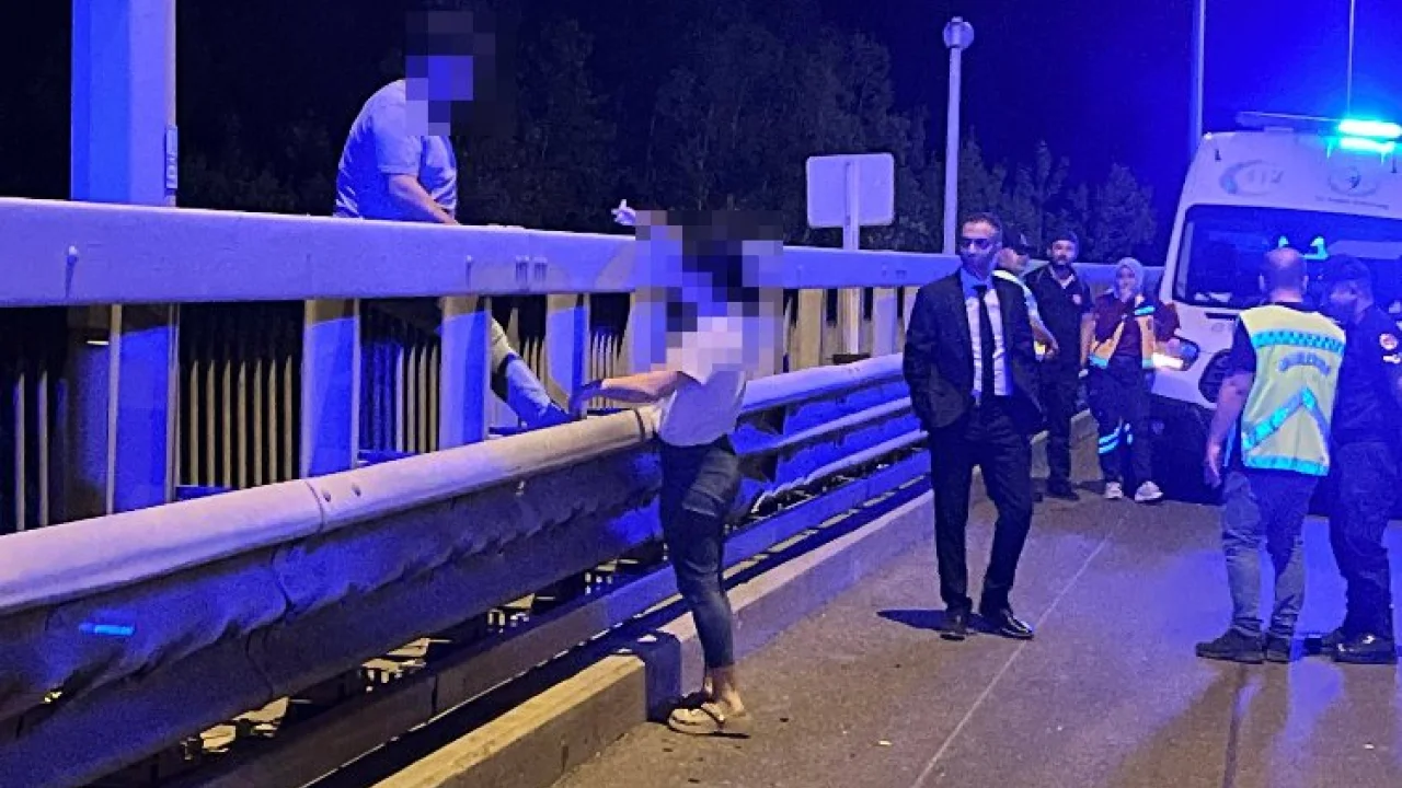 Anadolu Otoyolu’nda yaşamını sonlandırmak istedi -