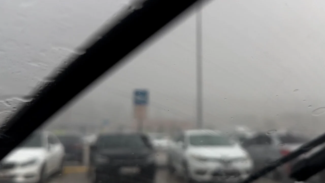 Bolu Dağında sağanak yağış etkili oldu  -