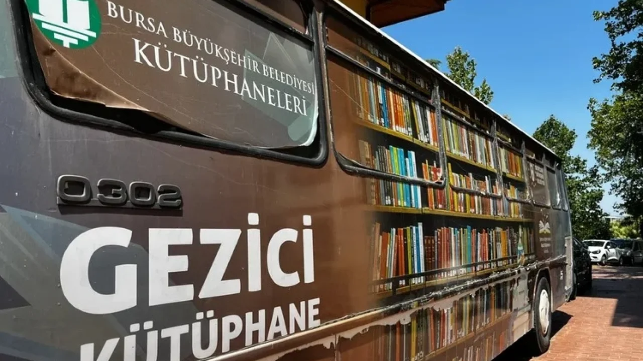 Bursa Büyükşehir Belediyesi’nden Gezici Kütüphane hizmeti -
