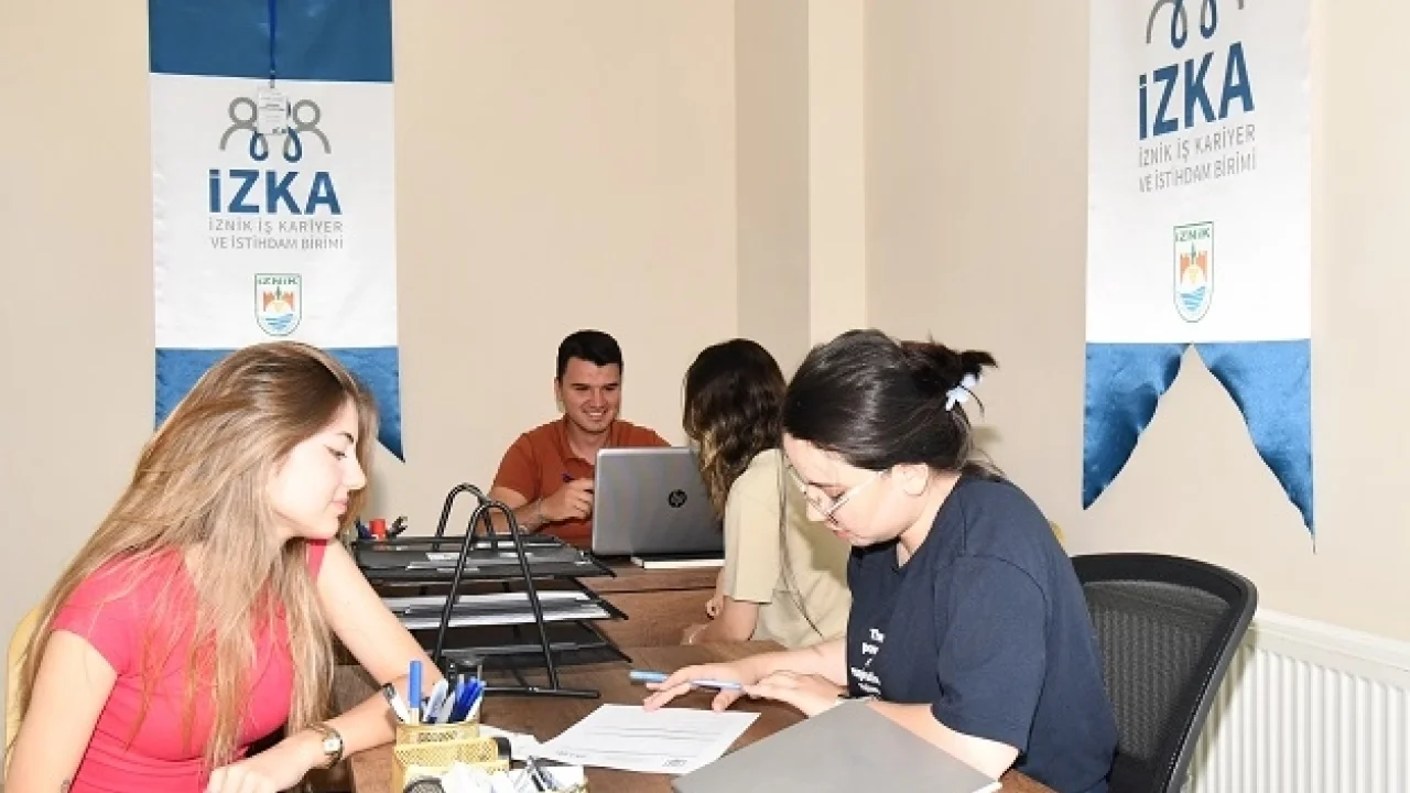 Bursa İznik'te İZKA Ofisi iş başında -