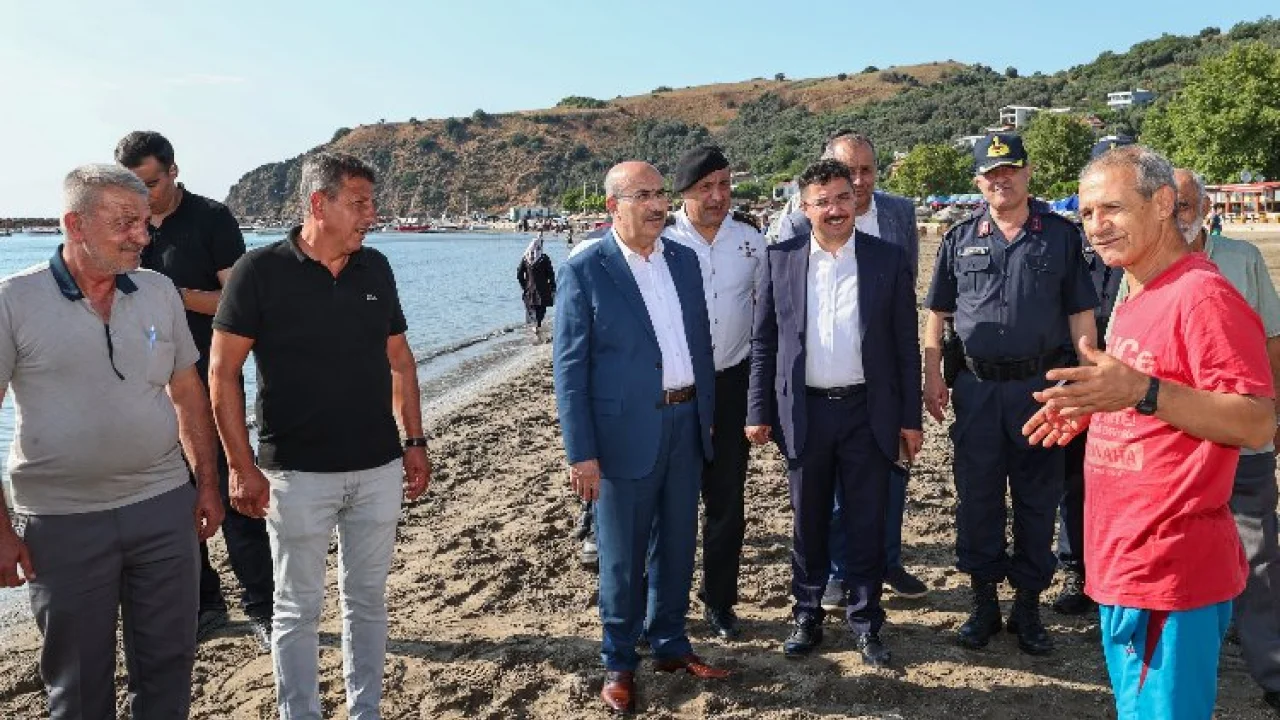 Bursa Valisi Demirtaş'tan Mudanya sahillerine denetim -