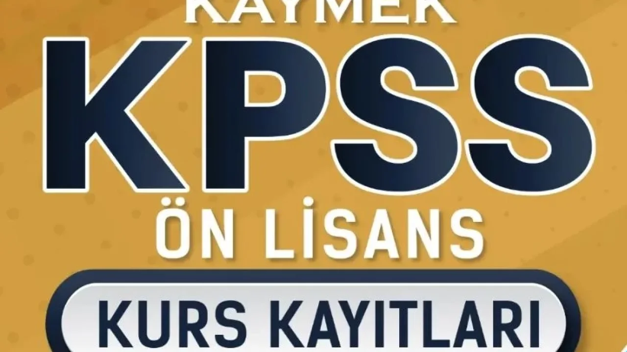 Kayseri Büyükşehir Belediyesi’nin KPSS için kurs kayıtları sürüyor -