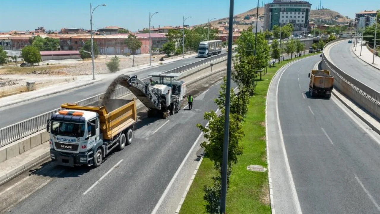 Malatya çevreyolunda yenileme çalışmaları -