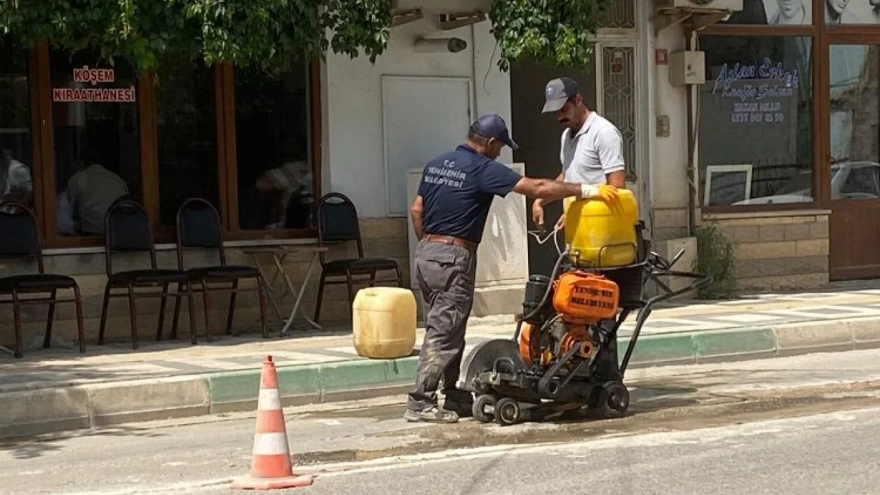 Yenişehir'de yol çalışmaları sürüyor -