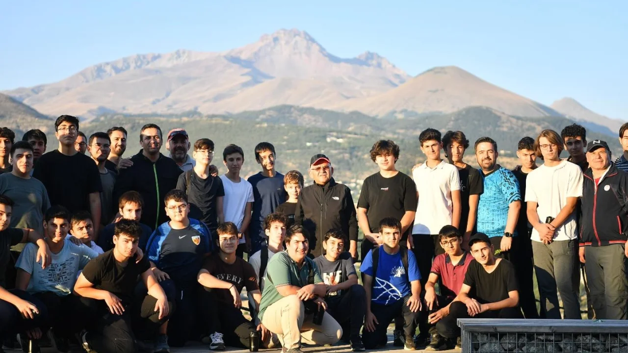 Ali Dağı'nda sabah sporu keyfi -