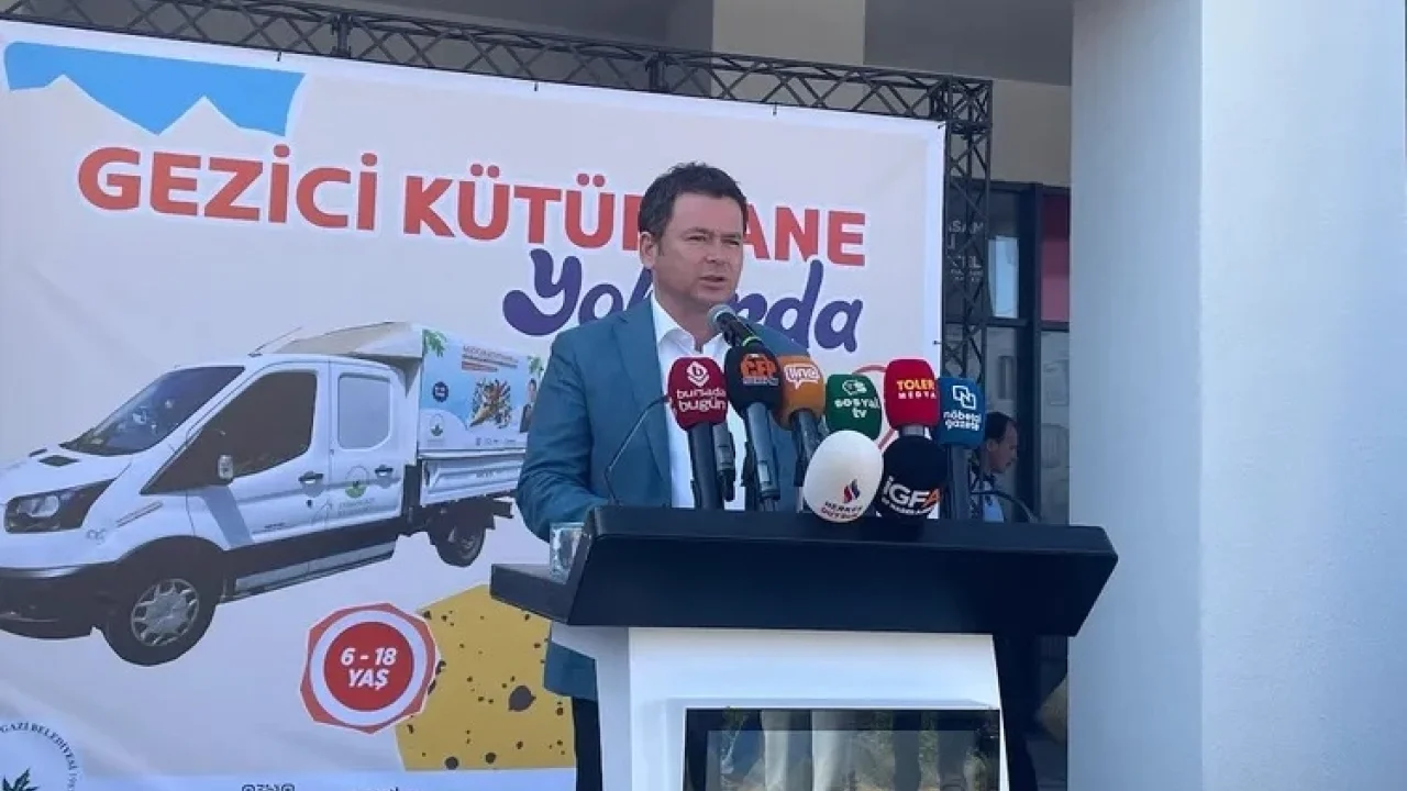 Bursa'da “Gezici Kütüphane” açılışı gerçekleşti -