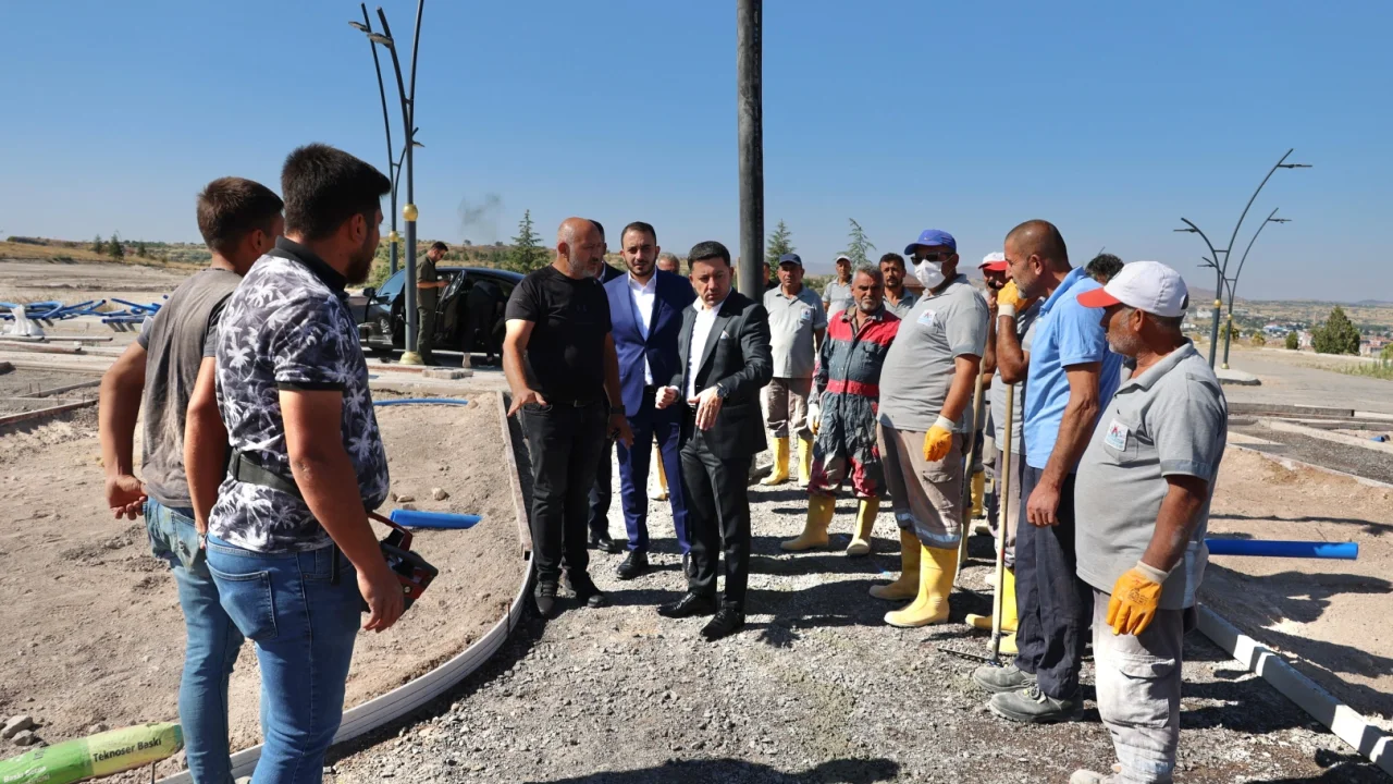 Kahveci Dağı rekreasyon alanına ilk beton atıldı -