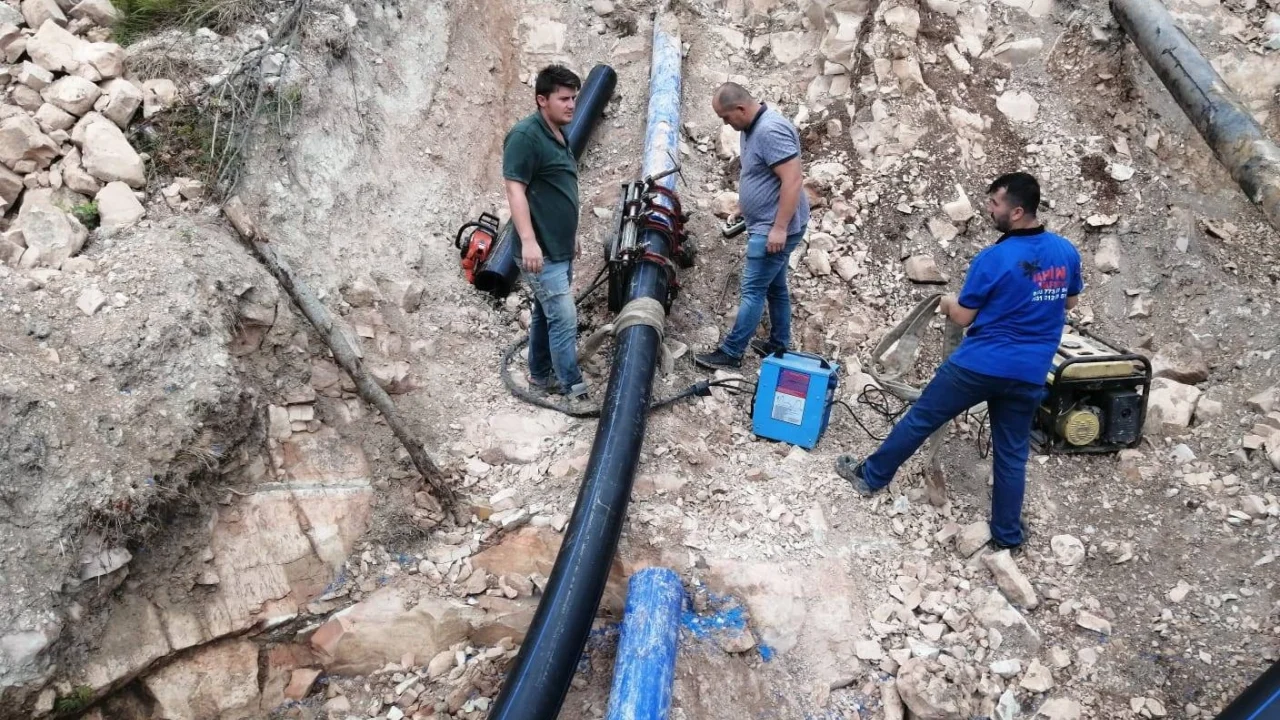 Perşembe’nin içme suyu ana isale hattını yenilendi -
