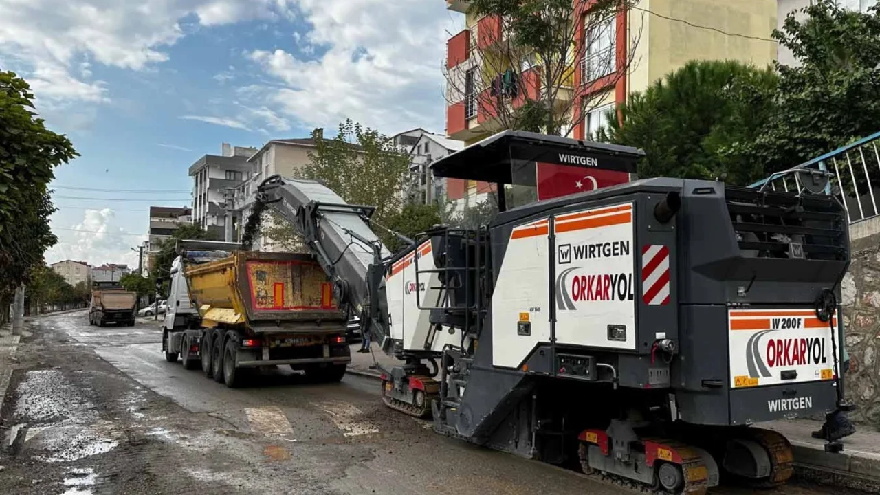Çayırova Yavuz Sultan Selim Caddesi yenileniyor -