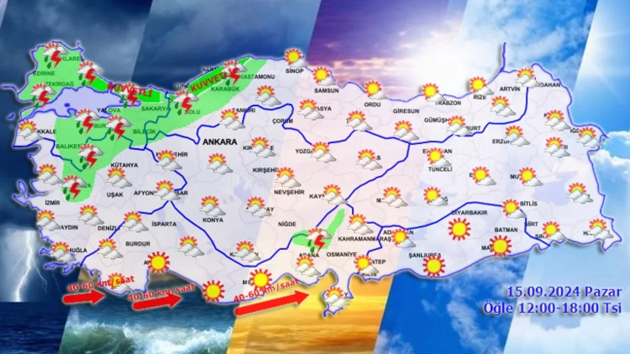 Meteoroloji'den 'Pazar' havası! -