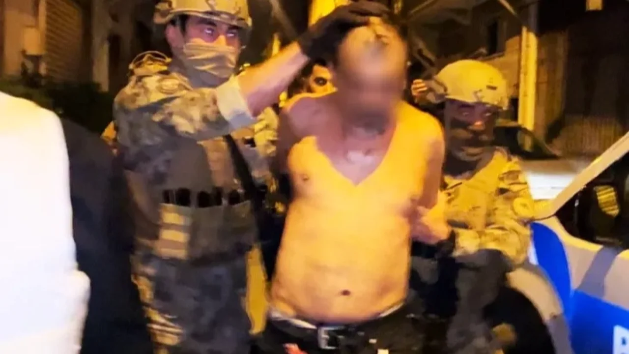 Polise ateş etmeye kalkışan eski boksöre özel harekat operasyonu -