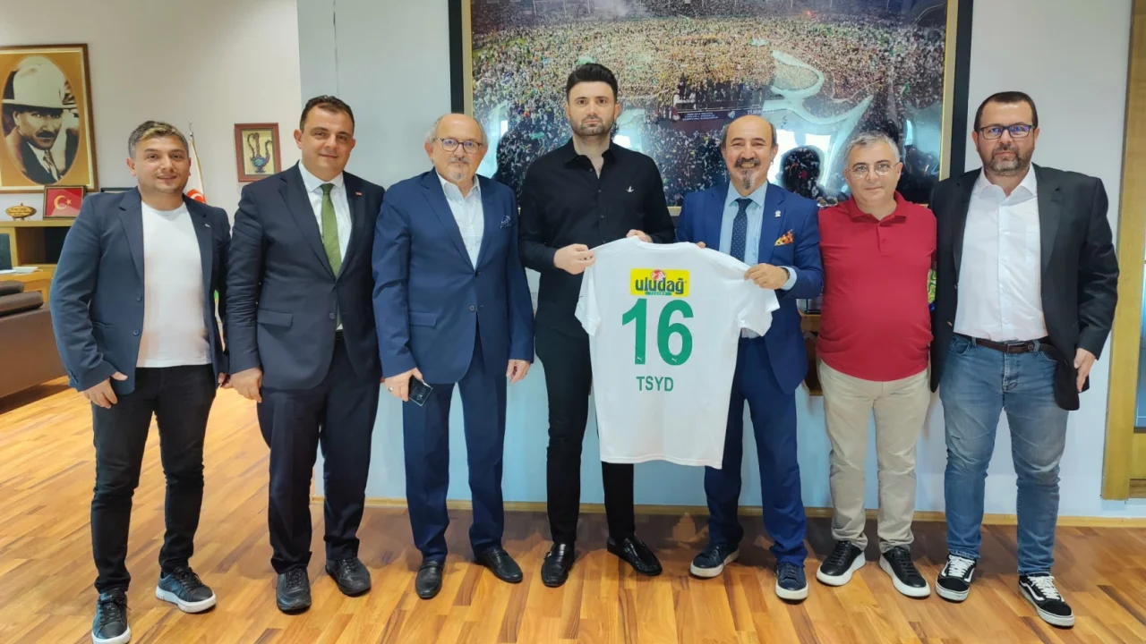 TSYD Bursa’dan Bursaspor’a ziyaret -