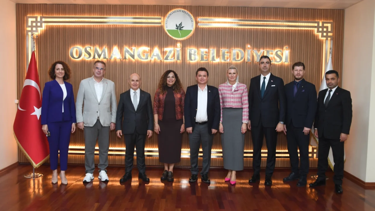 Başkan Aydın, belediye başkanlarını ağırladı -