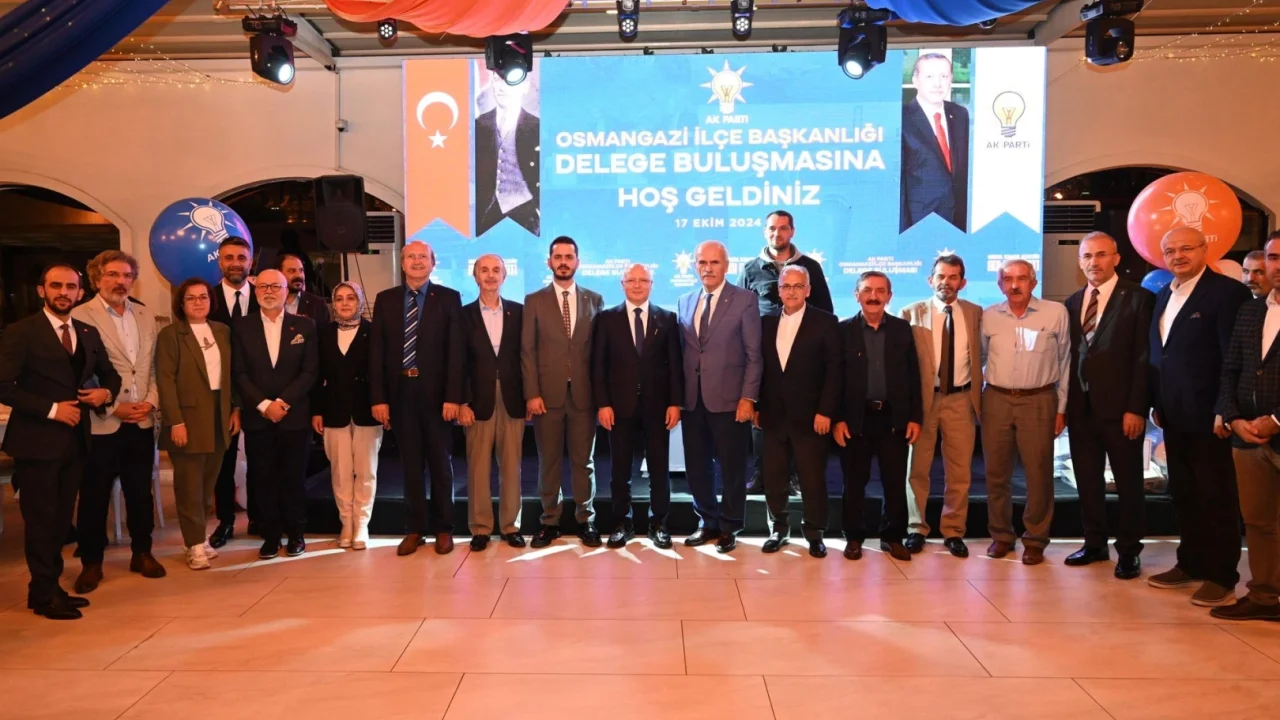 Bursa'da AK Partililer Osmangazi delegeleriyle buluştu -