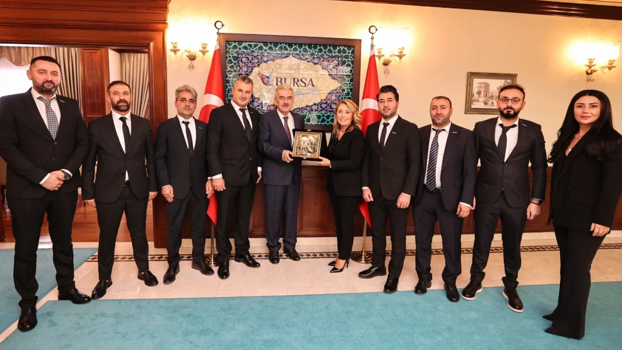 Bursa'da TEKSİDER'den Vali Ayyıldız'a ziyaret -