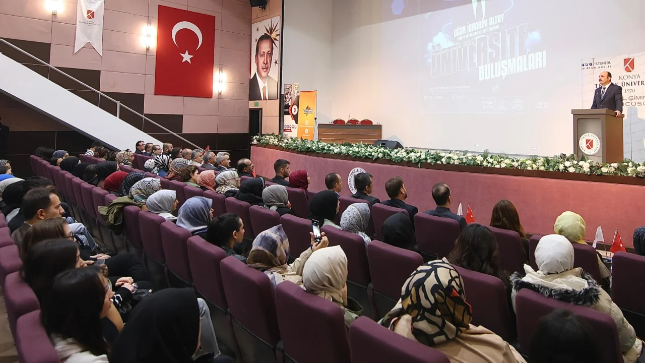 Konya'da Başkan Altay 'teknik' öğrencilerle buluştu -