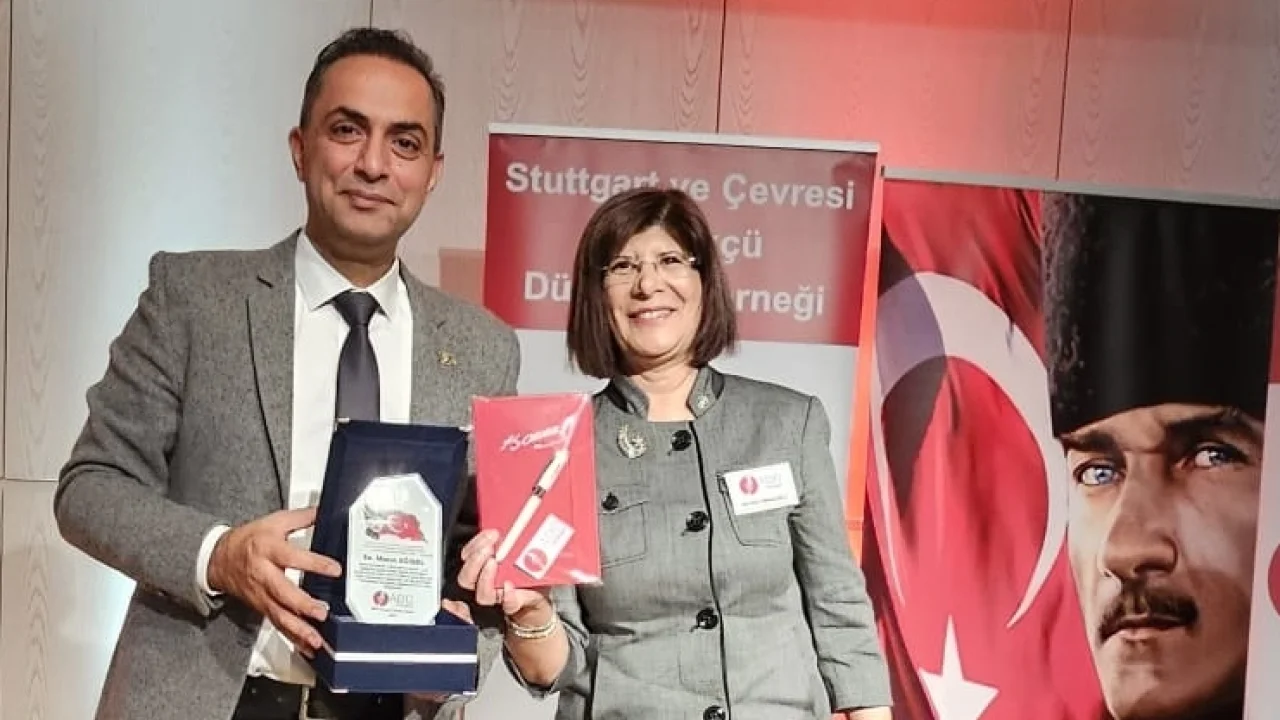 Murat Ağırel Almanya'da ADD'nin onur konuğu oldu -