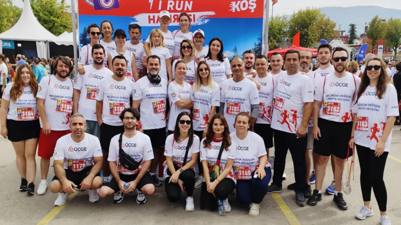 ÜÇGE de 'Eker I Run Koşusu'nda iyilik peşinde koştu -