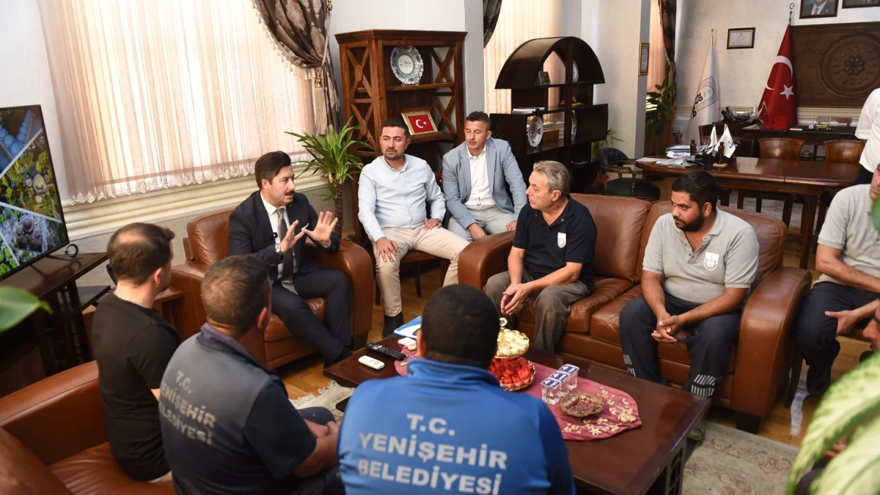 Yenişehir Belediyesi’nde geçici işçilere müjde -