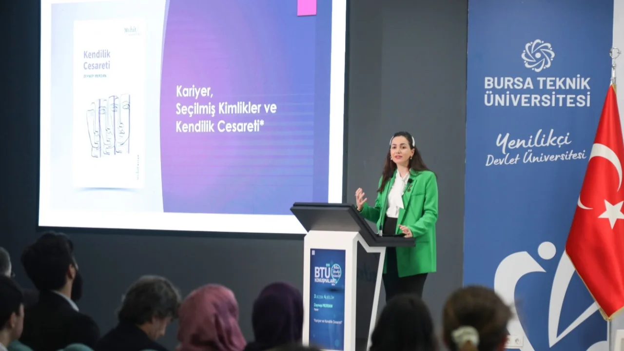 BTÜ Konuşmaları’nın konuğu yazar Zeynep Merdan oldu -