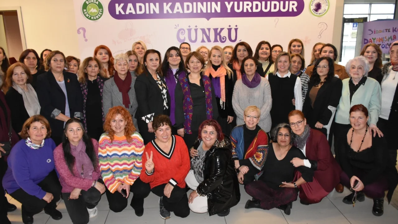 Bursalı kadınlar toplumsal eşitsizliğe sesini yükseltti -