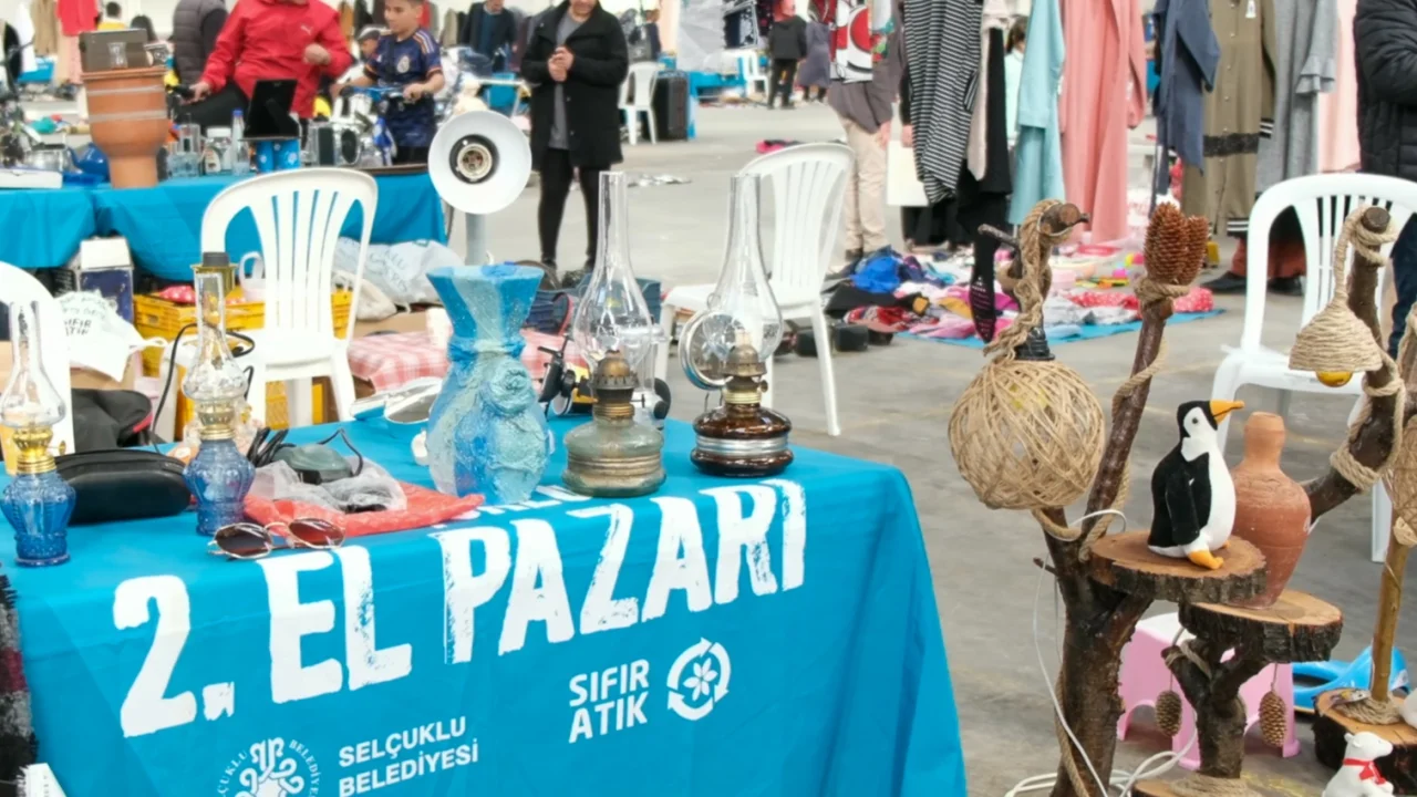 Konya Selçuklu'da 'ikinci el pazarı' ilgisi -