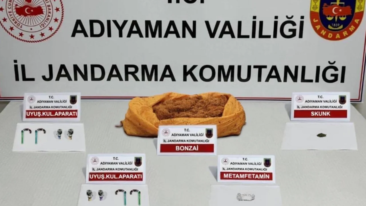 Adıyaman’da uyuşturucu operasyonu: 9 gözaltı