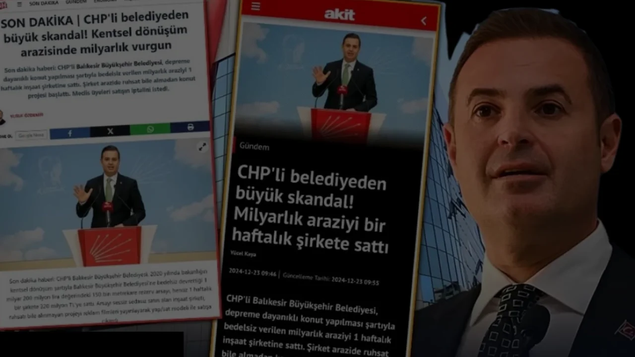Balıkesir Büyükşehir'den 'peşkeş' iddialarına sert yanıt