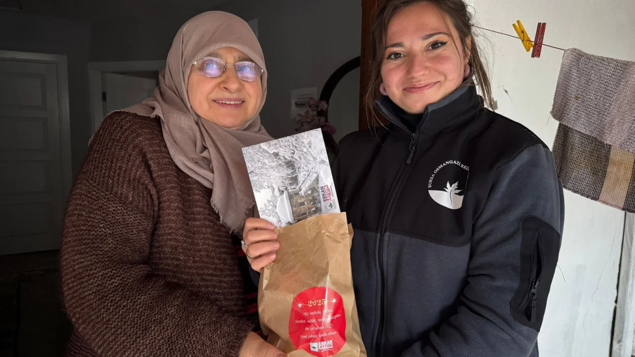 Bursa Osmangazi'de vatandaşlara belediyeden yeni yıl sürprizi