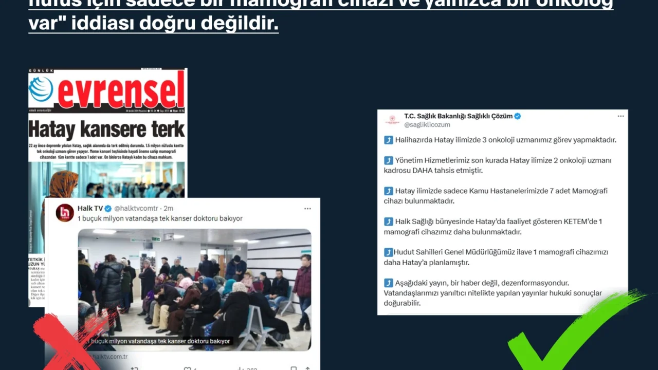Hatay'daki o iddialar yalanlandı