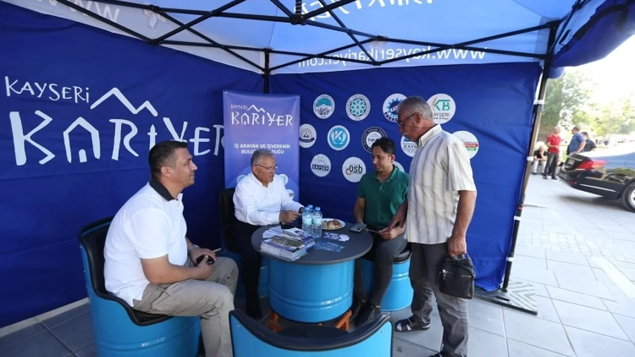 Kayseri Kariyer Merkezi'nden 1 ayda 217 kişiye istihdam