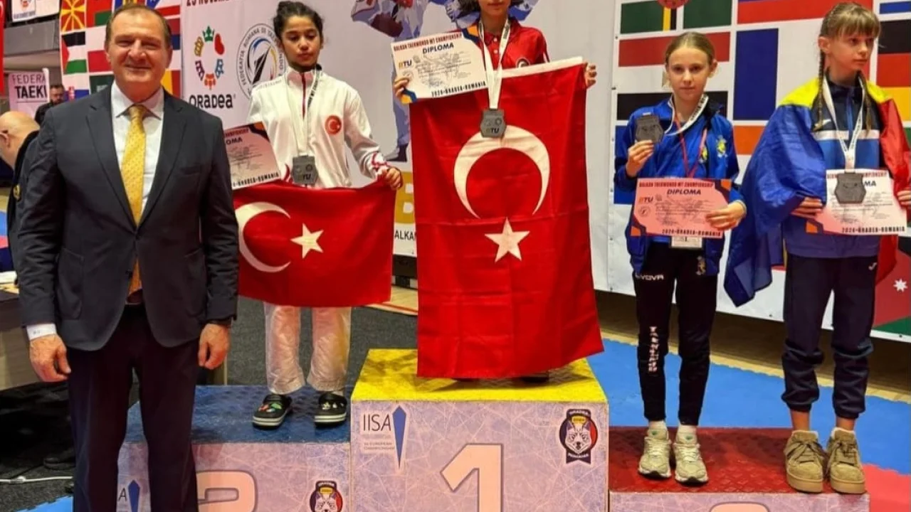 Konyalı Fatma Azra 'Balkan şampiyonu' oldu -