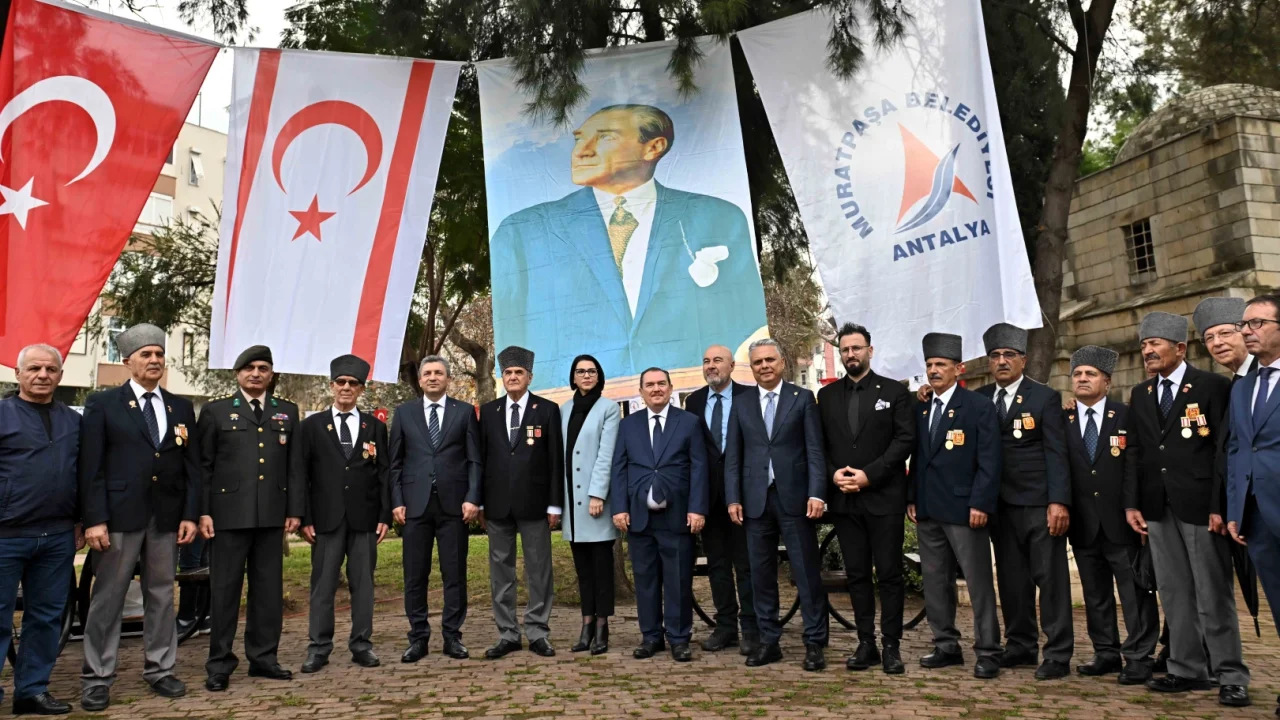 Antalya Muratpaşa'da Denktaş ve Küçük'e anma