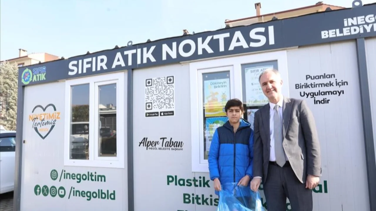 Bursa İnegöl’de 2 yeni sıfır atık noktası hizmete girdi