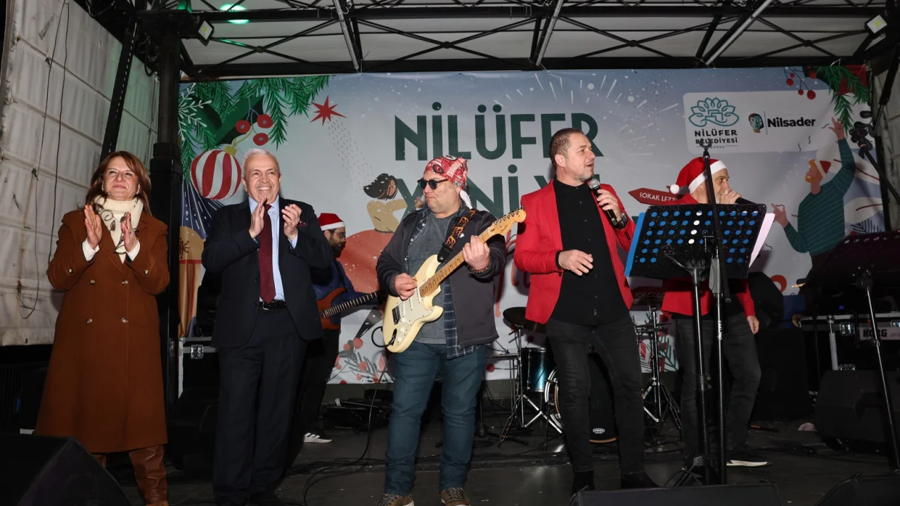 Bursa Nilüfer 2025’i coşku ile karşıladı