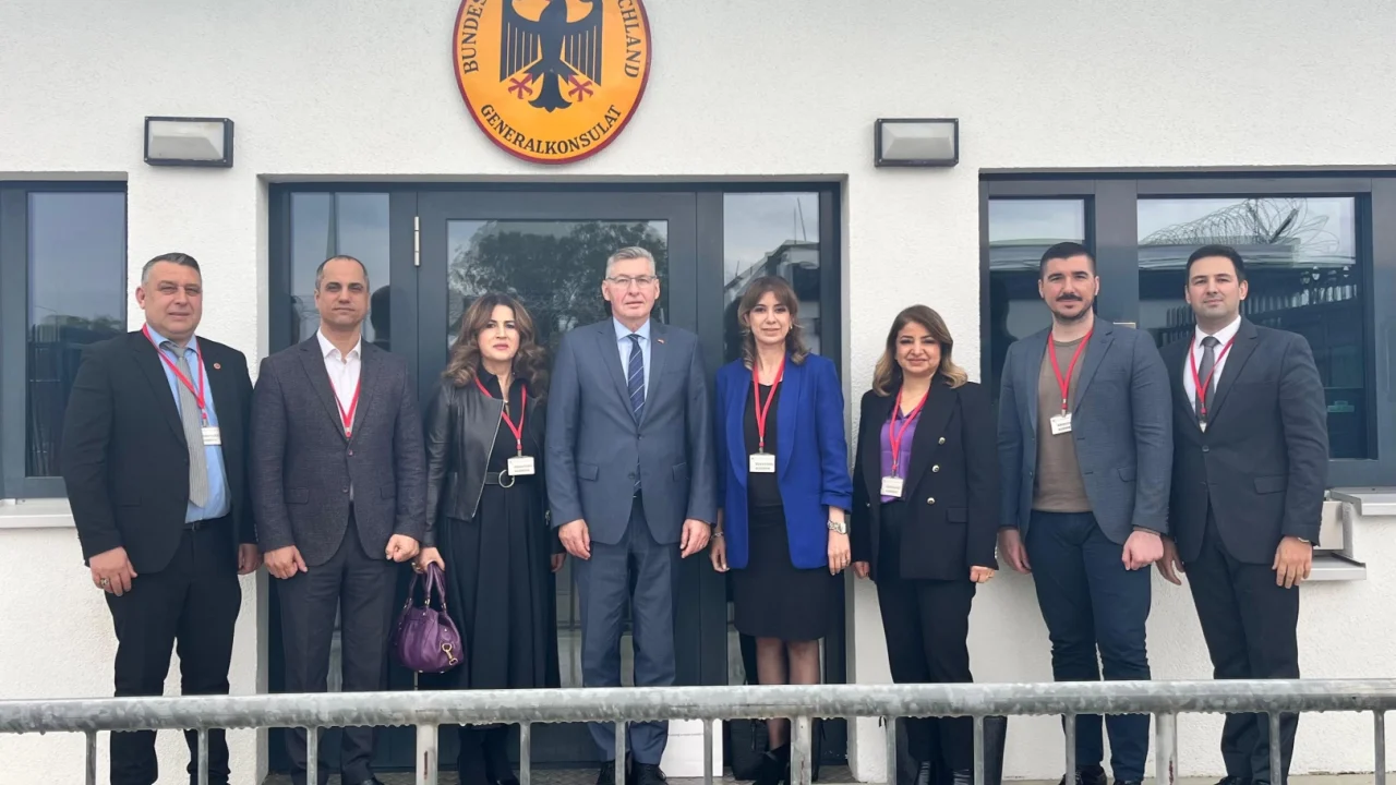Karabağlar AB Komisyonu’ndan Almanya Başkonsolosluğu’na ziyaret