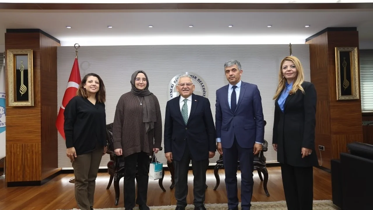 Kayseri Büyükşehir 'Altın Öğrenci'yi ağırladı
