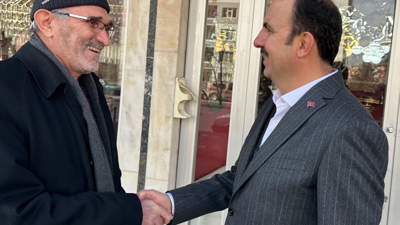 Konya'da Başkan Altay esnafları ziyaret etti