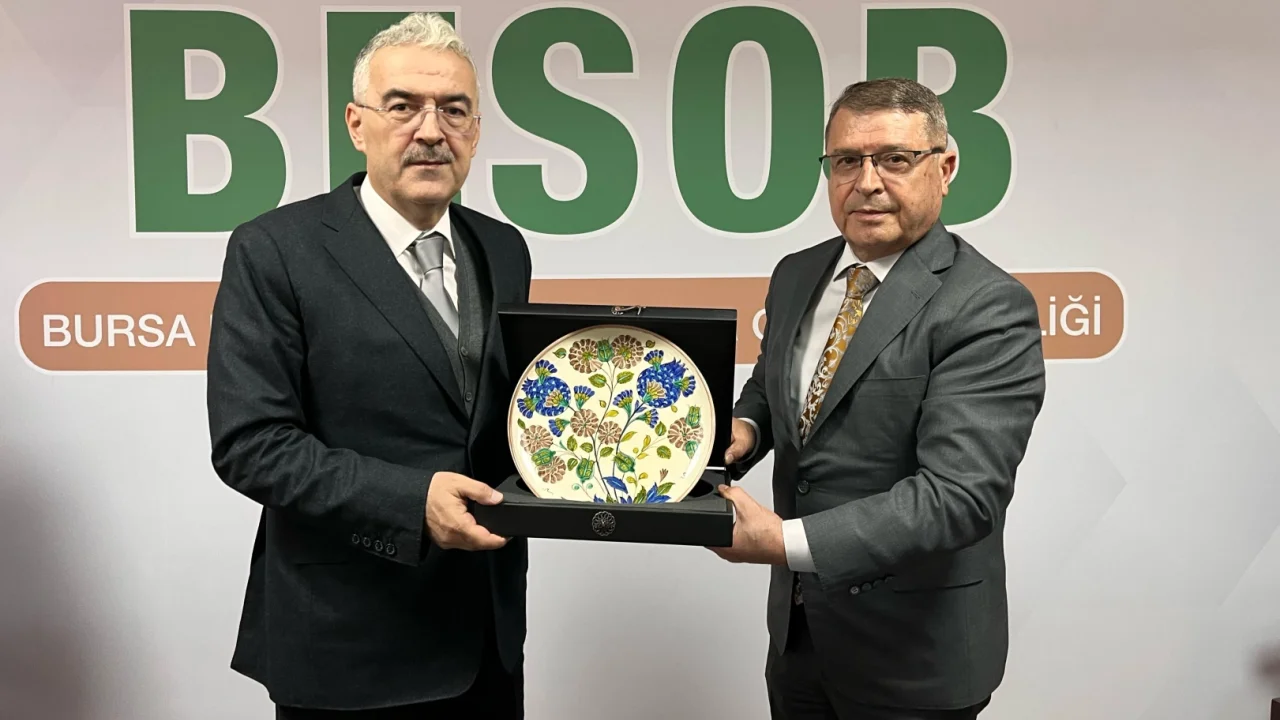 Bursa Valisi Erol Ayyıldız’dan BESOB’a ziyaret