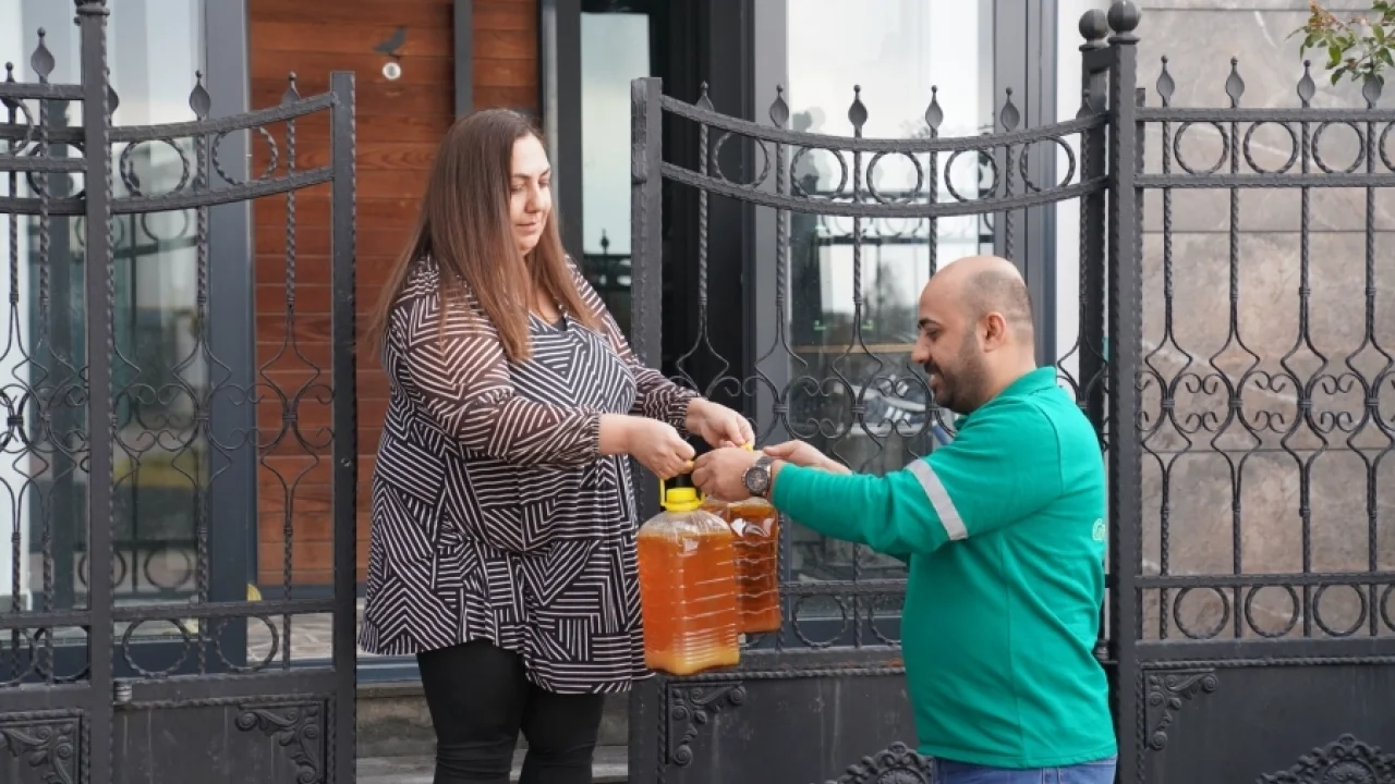 DBB'nin çalışmasıyla 4.5 ton bitkisel atık yağ toplandı