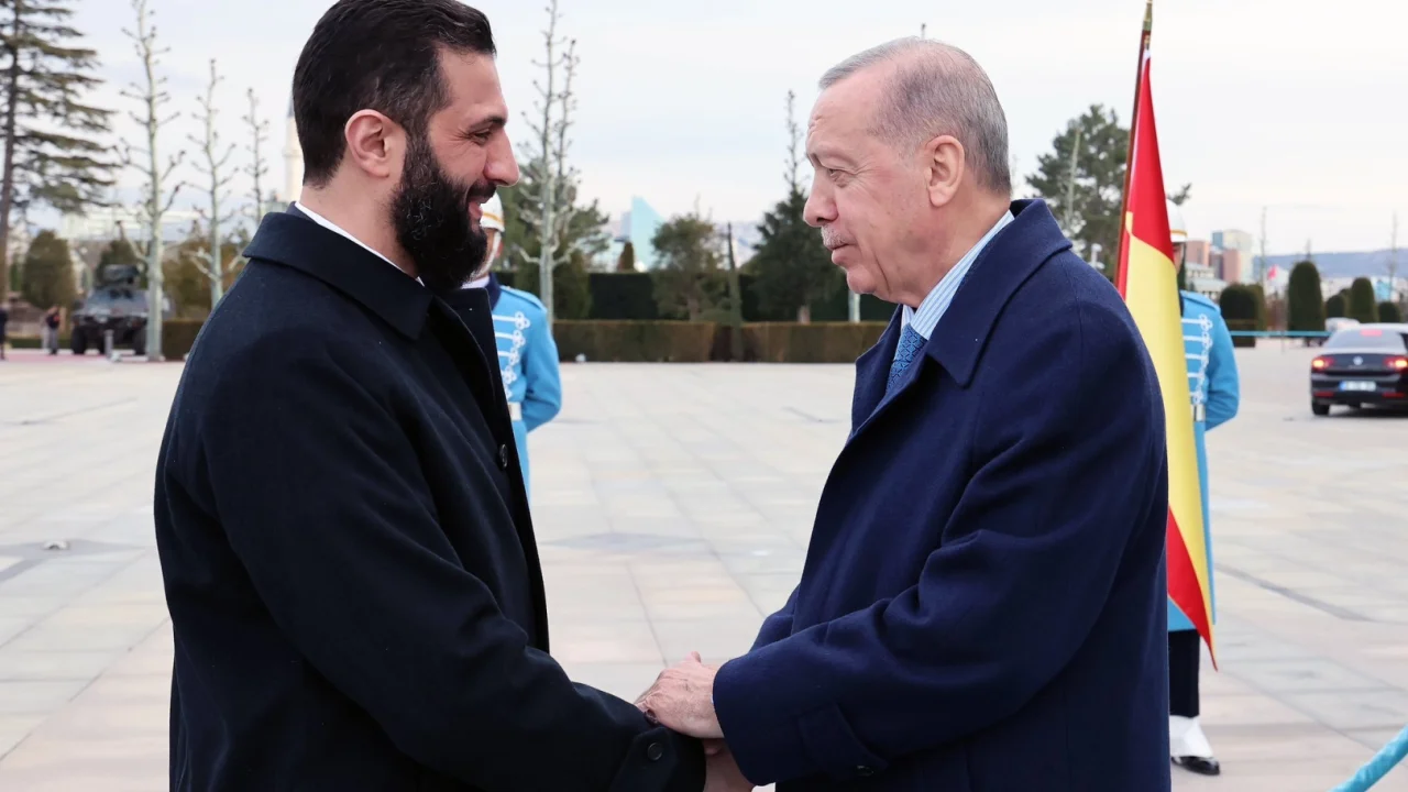 Geçiş dönemi Cumhurbaşkanı Şara, Türkiye'de