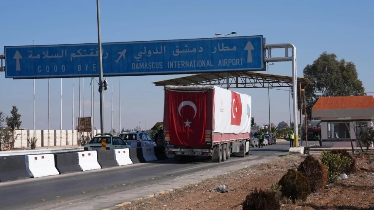 Şam Havalimanı yenileniyor... İki adet yerli üretim ARFF aracı Suriye'ye gönderildi