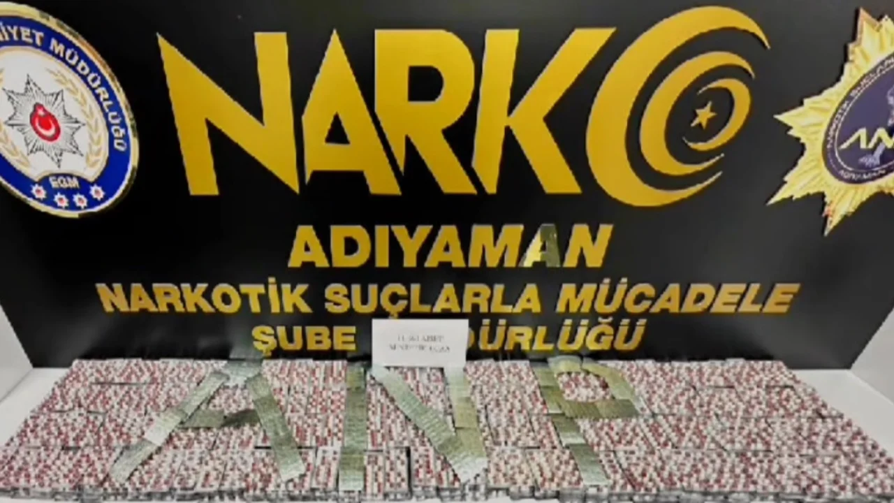 Adıyaman'da 11 bin sentetik hap ele geçirildi