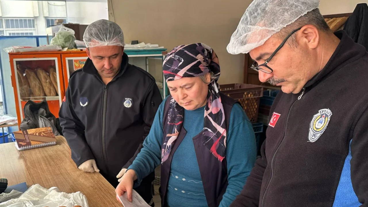 Antalya zabıtasından fırınlara sıkı denetim