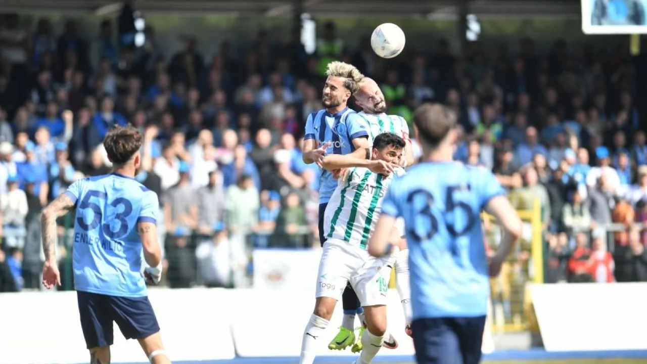 Bursaspor yenilmezlik ünvanına veda etti!