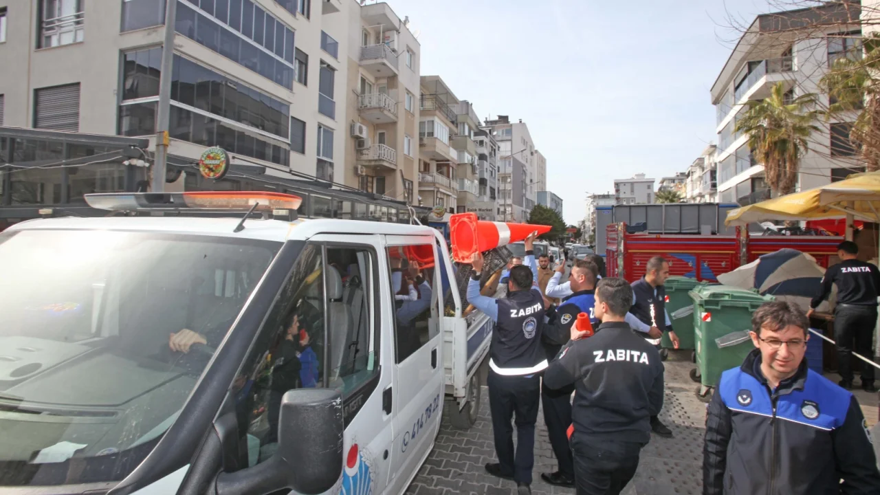 Konya Karabağlar Belediyesi kaldırım işgallerini bitirmeye kararlı