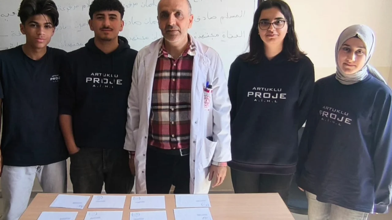Mardinli öğrencilerden Gazze'deki kardeşlerine anlamlı bağış