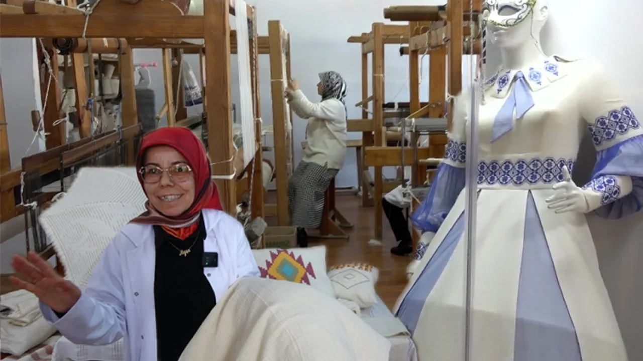 Şile Bezi HEM'in dokuma tezgahlarında hayat buluyor... 150 yıllık Şile Bezi'nin öyküsü