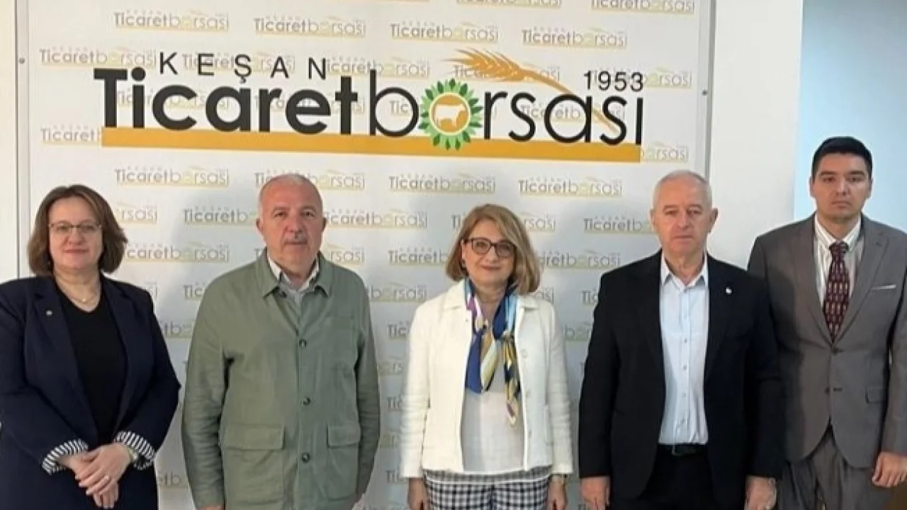 Keşan'da Uygulamalı Bilimler'den Ticaret Borsası'na ziyaret